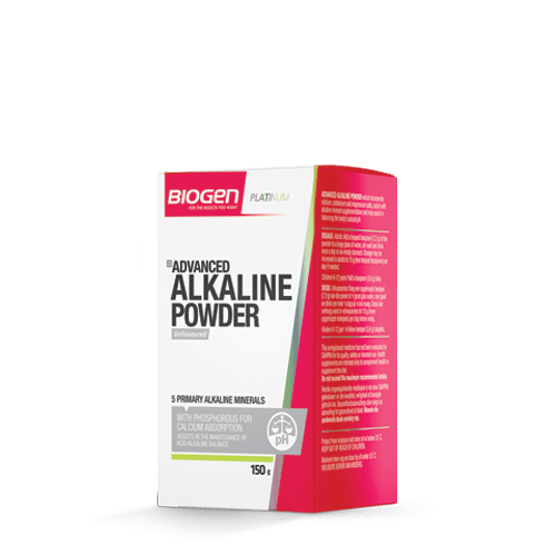 Alkaline Unflavoured | Biogen SA | Advanced Alkaline Powder Unflavoured - 150g
