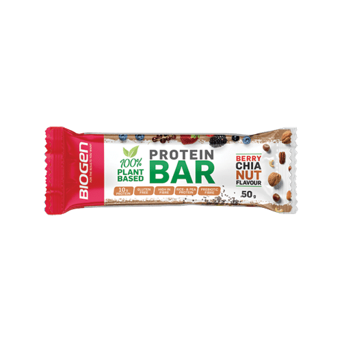 Plant Based Bar Berry Chia Nut 50g | Biogen SA | Plant Based Protein Bar - 50g