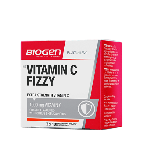 VitC Fizzy 30 | Biogen SA | Vitamin C Fizzy - 30's