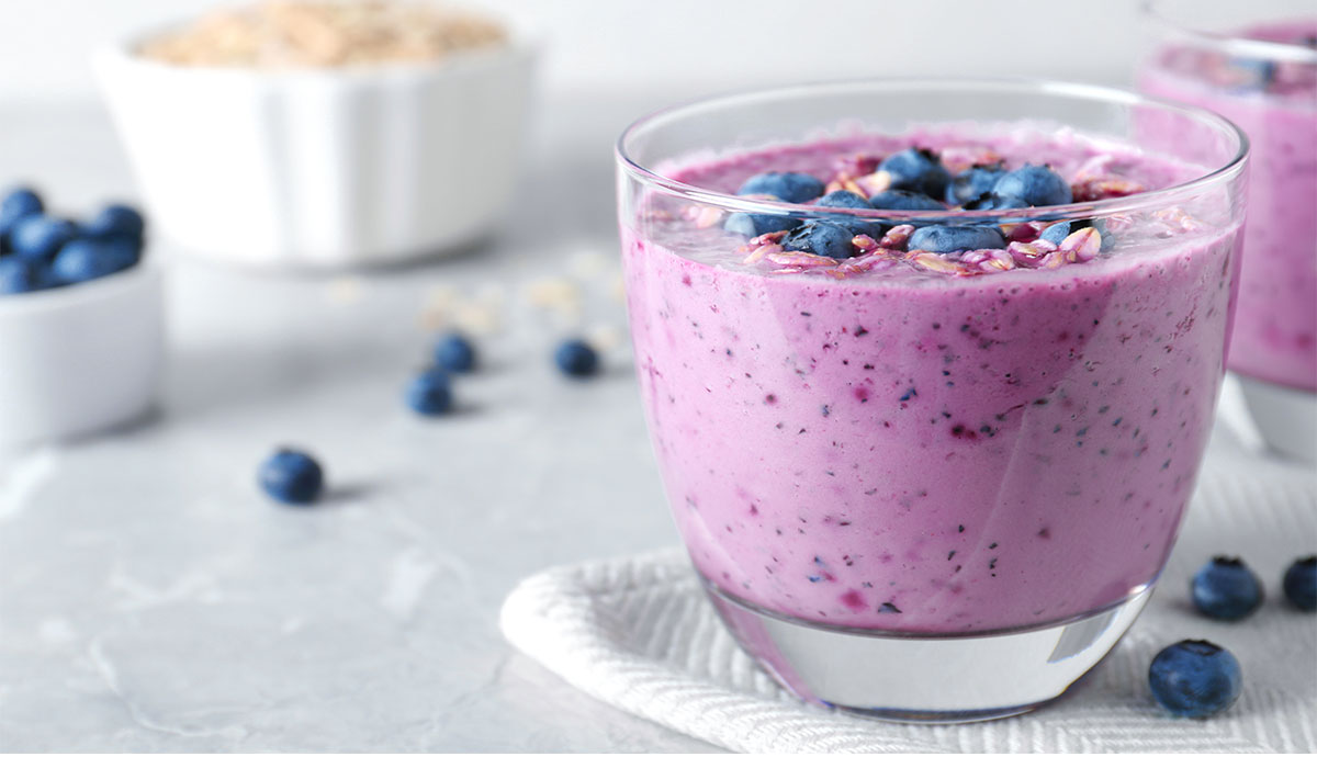 Vegan Blueberry Oat Smoothie Article
