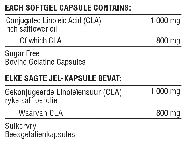 CLA 3000 Value Pack Nutritable