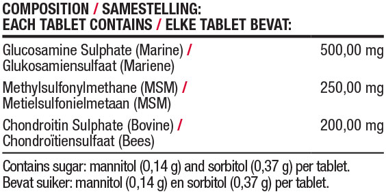 Glucosamine Chondroitin Nutritable