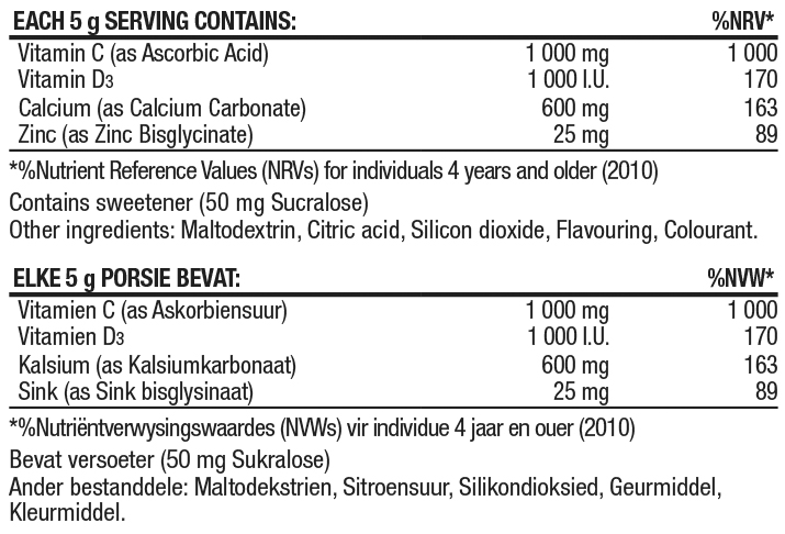 Immuno Boost Powder Nutritable