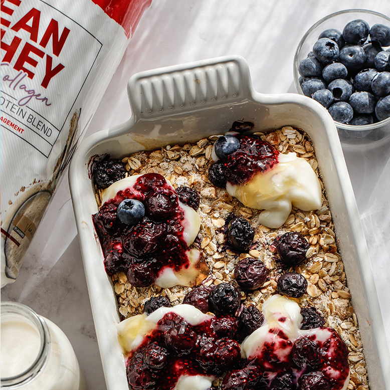 | Biogen SA | Blueberry Whey Protein Baked Oats