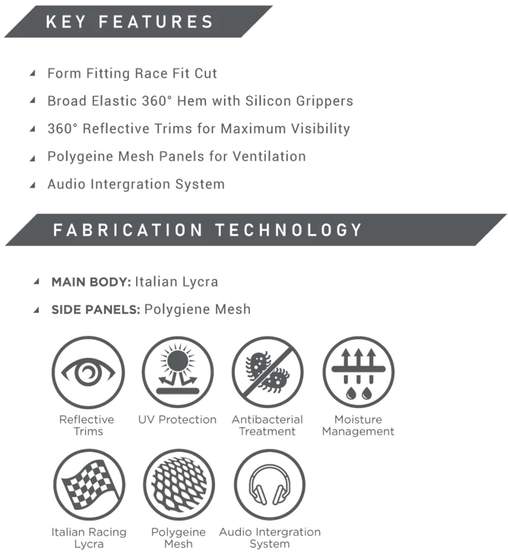 Ciovita Race Fit Jersey Key Features